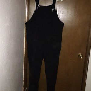 Black overalls